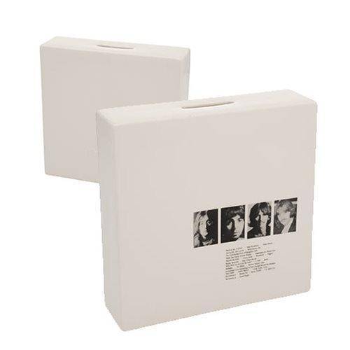 The Beatles Limited Edition White Album Ceramic Coin Bank - by Vandor