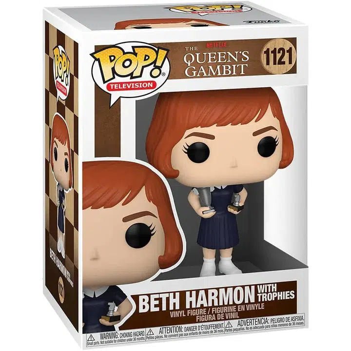 The Queen's Gambit, Beth Harmon (Final Game, With Rook or With Trophies) - Vinyl Figures, 3.75" - Funko Pop! - by Funko