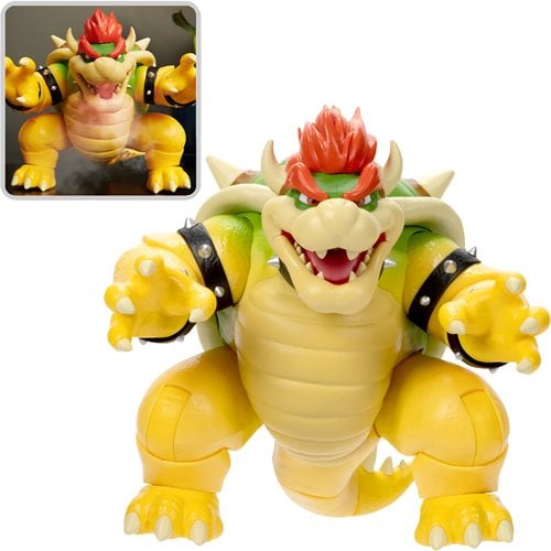 The Super Mario Bros. Movie Fire Breathing Bowser 7-Inch Figure - by Jakks Pacific
