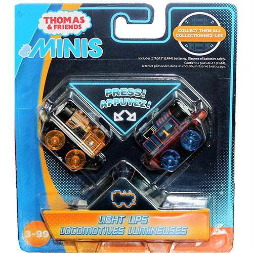 Thomas & Friends Minis Light-Up Mini-Vehicle - Thomas & Stephen - by Fisher-Price
