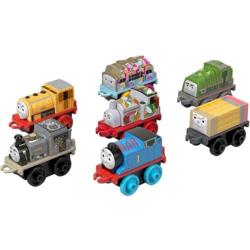 Thomas & Friends Minis Vehicle 7-Pack - D-10/Thomas/Ben/Gator - by Fisher-Price