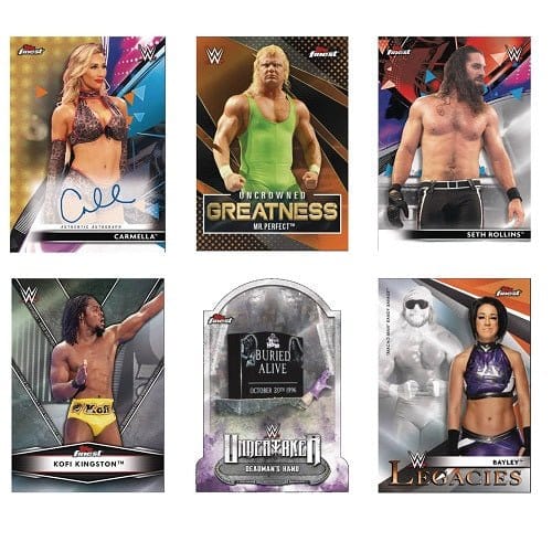 Topps 2021 Finest WWE T/C Box - by Topps