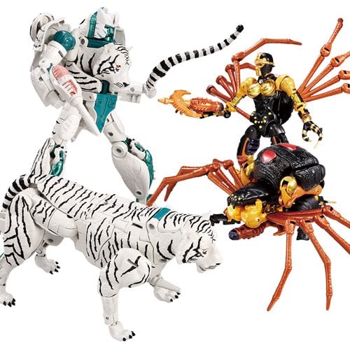 Transformers Beast Wars BWVS-04 Tigatron vs. Blackarachnia Set - Exclusive - by Hasbro