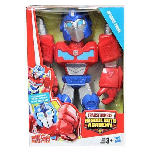 Transformers Rescue Bots Academy Mega Mighties 9-Inch Action Figure - Optimus Prime - by Hasbro