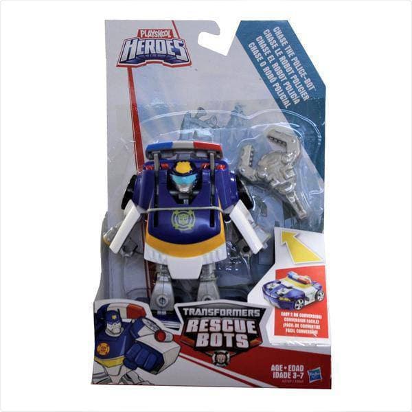 Transformers Rescue Bots Transforming Figure - Chase the Police-bot - by Hasbro