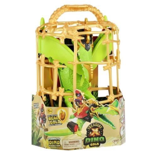 Treasure Dino Gold Pterodactyl Playset - by Moose Toys