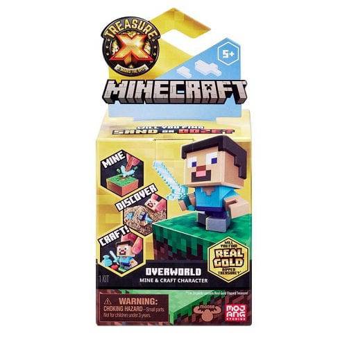 Treasure X Minecraft Single Pack Overworld - by Moose Toys