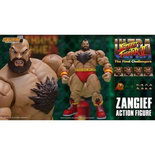 Ultimate Street Fighter II: The Final Challenger Zangief 1:12 Scale Action Figure - by Storm Collectibles