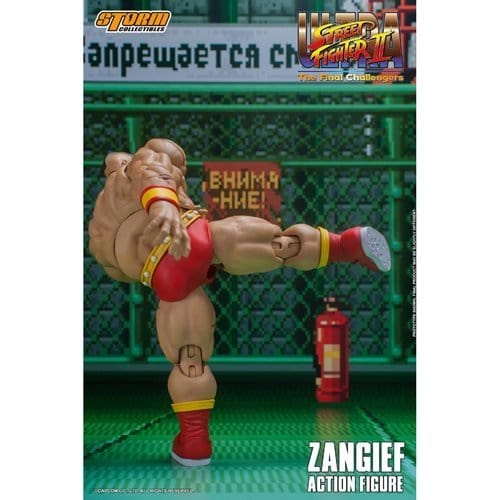 Ultimate Street Fighter II: The Final Challenger Zangief 1:12 Scale Action Figure - by Storm Collectibles