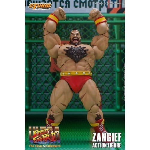 Ultimate Street Fighter II: The Final Challenger Zangief 1:12 Scale Action Figure - by Storm Collectibles