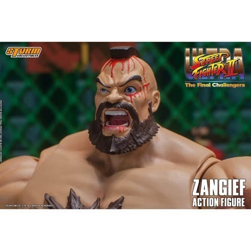 Ultimate Street Fighter II: The Final Challenger Zangief 1:12 Scale Action Figure - by Storm Collectibles