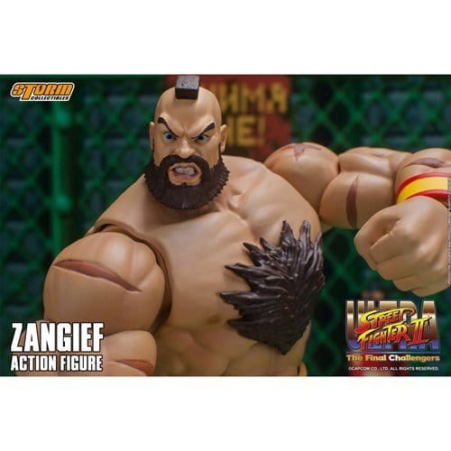 Ultimate Street Fighter II: The Final Challenger Zangief 1:12 Scale Action Figure - by Storm Collectibles