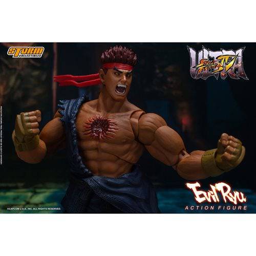 Ultimate Street Fighter IV Evil Ryu 1:12 Scale Action Figure - by Storm Collectibles