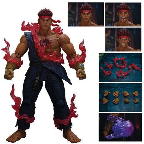 Ultimate Street Fighter IV Evil Ryu 1:12 Scale Action Figure - by Storm Collectibles