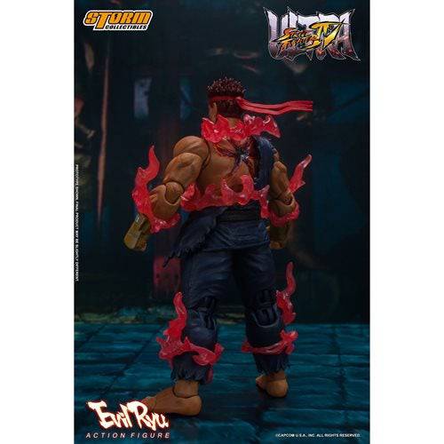 Ultimate Street Fighter IV Evil Ryu 1:12 Scale Action Figure - by Storm Collectibles