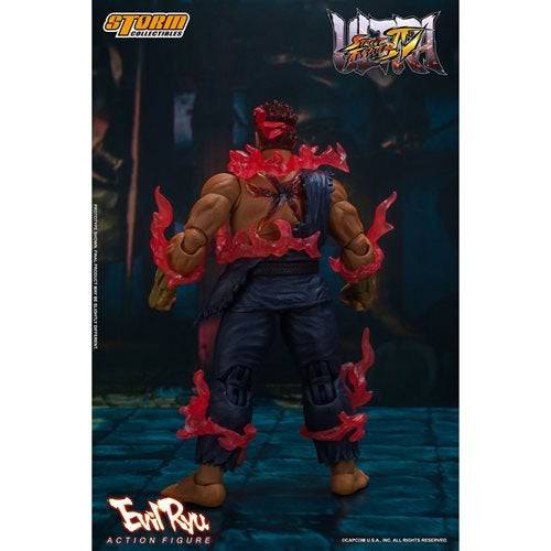 Ultimate Street Fighter IV Evil Ryu 1:12 Scale Action Figure - by Storm Collectibles