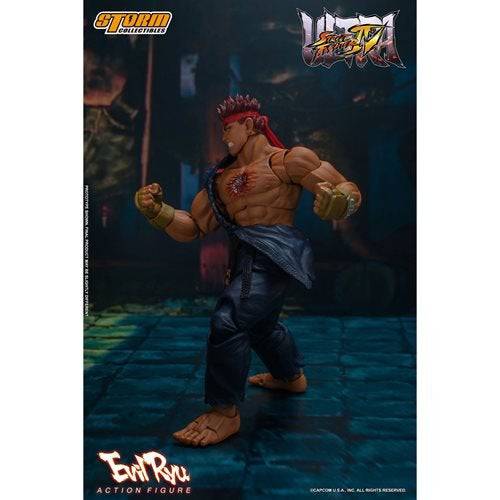 Ultimate Street Fighter IV Evil Ryu 1:12 Scale Action Figure - by Storm Collectibles