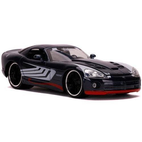 Venom 2008 Dodge Viper SRT10 1:24 Scale Die-Cast Metal Vehicle with Figure - by Jada Toys