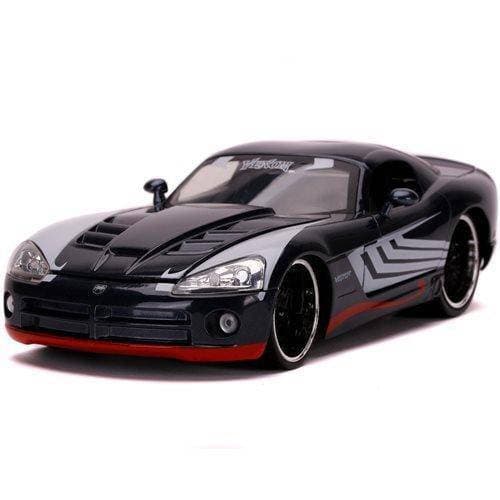 Venom 2008 Dodge Viper SRT10 1:24 Scale Die-Cast Metal Vehicle with Figure - by Jada Toys
