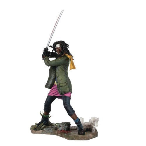 Walking Dead Gallery Michonne PVC 10-Inch Diorama - by Diamond Select