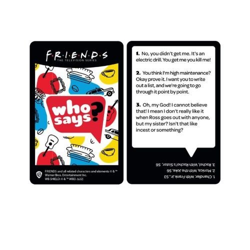 Who Says? Card Game Friends Edition - by License 2 Play