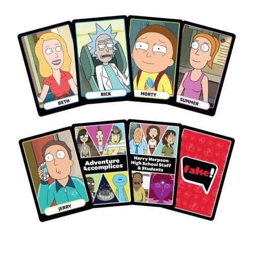 Who Says? Card Game Rick and Morty Edition - by License 2 Play