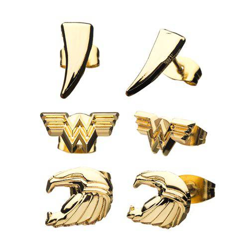 Wonder Woman 1984 WW84 3-Piece Stud Earring Set - by Salesone Studios