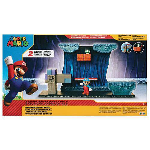 World of Nintendo 2 1/2-Inch Underground Playset - by Jakks Pacific