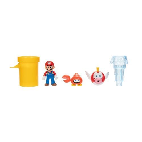 World of Nintendo 2 1/2" Sparkling Waters Diorama Set - by Jakks Pacific