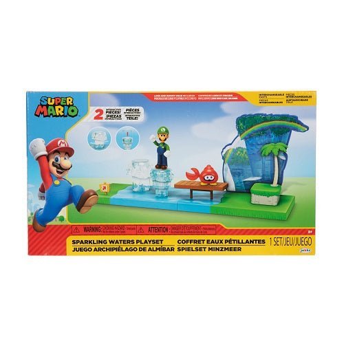 World of Nintendo 2 1/2" Sparkling Waters Playset - by Jakks Pacific