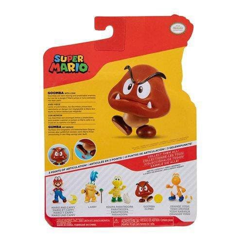 World of Nintendo 4" Action Figure - Goomba with Coin - by Jakks Pacific