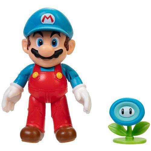 World of Nintendo 4" Action Figure - Ice Mario with Ice Flower - by Jakks Pacific