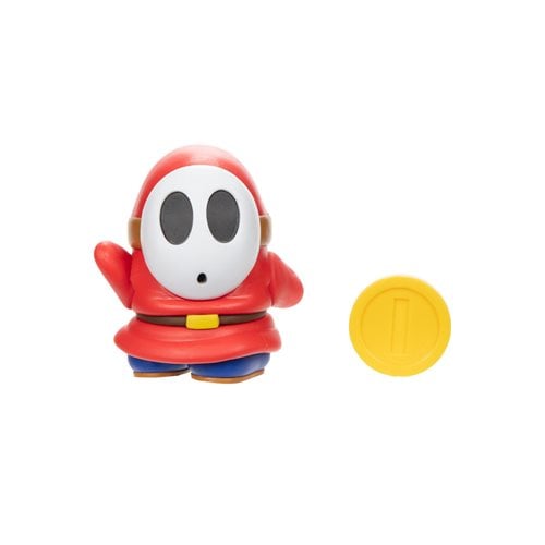 World of Nintendo 4" Action Figure - Shy Guy with Coin - by Jakks Pacific