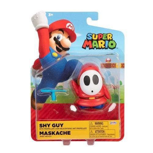 World of Nintendo 4" Action Figure - Shy Guy with Propeller - by Jakks Pacific