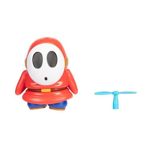 World of Nintendo 4" Action Figure - Shy Guy with Propeller - by Jakks Pacific