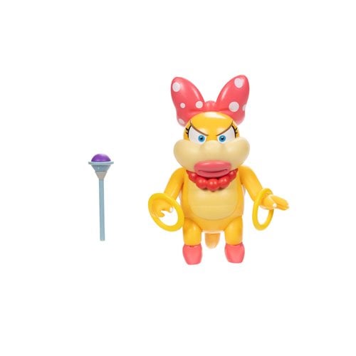 World of Nintendo 4" Action Figure - Wendy with Magic Wand - by Jakks Pacific