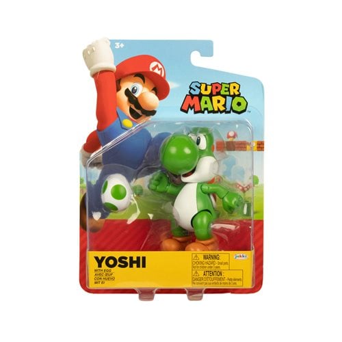 World of Nintendo 4" Action Figure - Yoshi with Egg - by Jakks Pacific