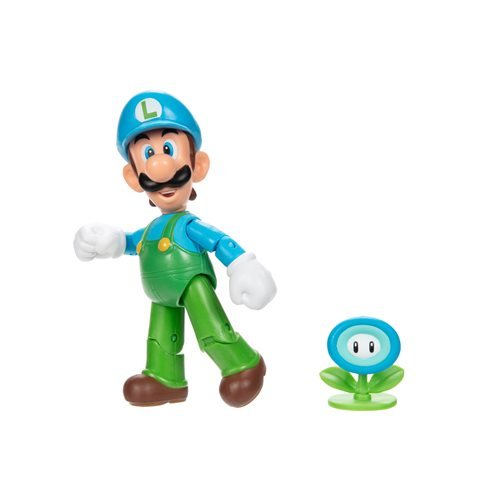 World of Nintendo 4-Inch Action Figure - Ice Luigi - by Jakks Pacific