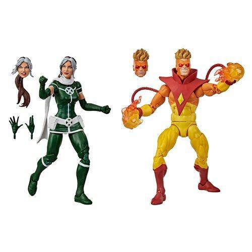 X-Men Marvel Legends Rogue and Pyro 6-Inch Action Figure 2-Pack - by Hasbro