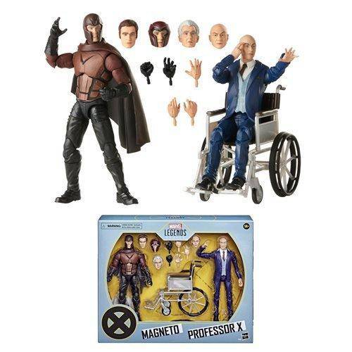 X-Men Movie Marvel Legends Professor X and Magneto 6-Inch Action Figure 2-Pack - by Hasbro