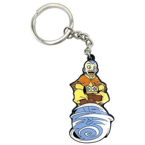 Zen Monkey: Aang on Air Scooter (Keychain Ver.) - Avatar: The Last Airbender Keychain - by Zen Monkey Studios