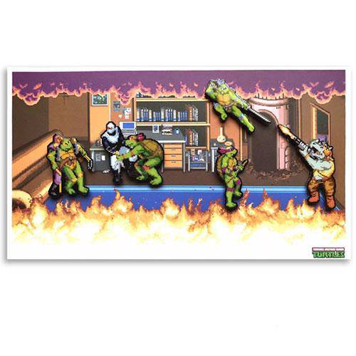 Zen Monkey: Arcade Boss Battle - Teenage Mutant Ninja Turtles Limited Edition Pin Set - by Zen Monkey Studios