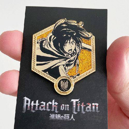 Zen Monkey Attack on Titan Golden Series - 1st Edition Enamel Pin - Select Figure(s) - by Zen Monkey Studios