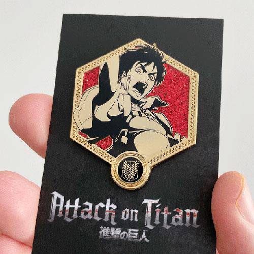 Zen Monkey Attack on Titan Golden Series - 1st Edition Enamel Pin - Select Figure(s) - by Zen Monkey Studios