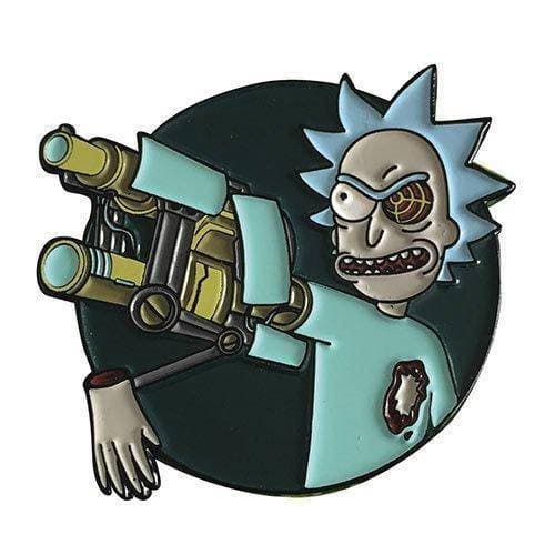 Zen Monkey: Bionic Arm Rick - Rick and Morty Enamel Pin - by Zen Monkey Studios