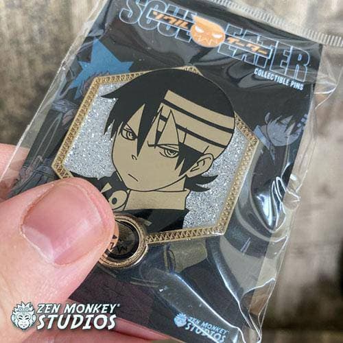 Zen Monkey: Death the Kid (Gold Soul Eater Collection) - Soul Eater Enamel Pin - by Zen Monkey Studios