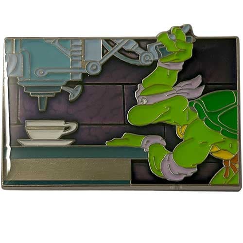 Zen Monkey: Donatello Does Machines - Teenage Mutant Ninja Turtles Enamel Pin - by Zen Monkey Studios