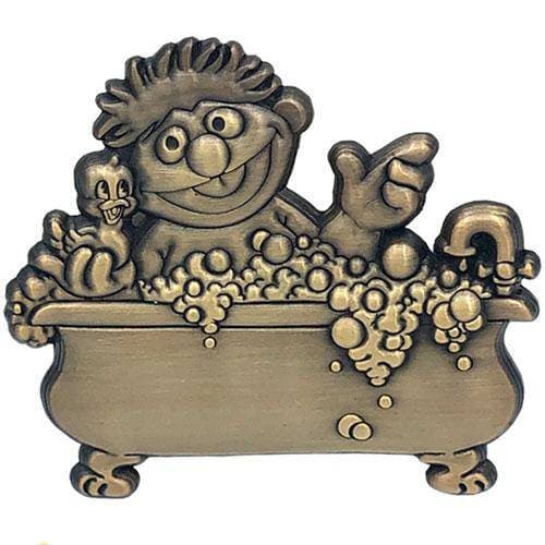 Zen Monkey: Ernie Rubber Ducky - Ernies's Bath Time! - Sesame Street Pin Pin - by Zen Monkey Studios