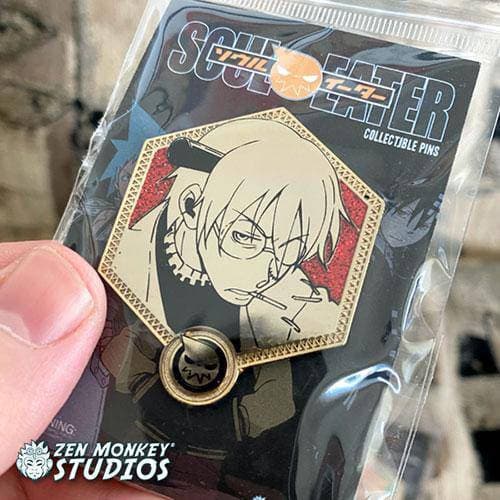 Zen Monkey: Franken Stein (Gold Soul Eater Collection) - Soul Eater Enamel Pin - by Zen Monkey Studios