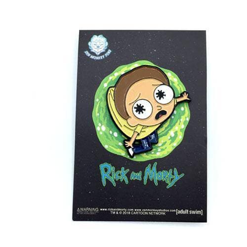 Zen Monkey: Hanging Lil' Morty - Rick and Morty Enamel Pin - by Zen Monkey Studios